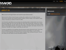Tablet Screenshot of makroconcert.com